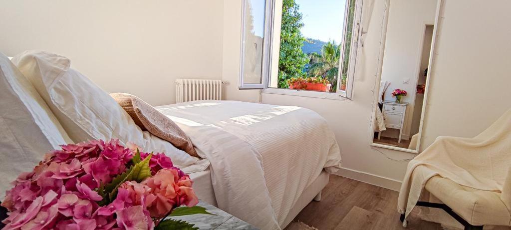 Villa Palmire, Large Terrace With Jacuzzi Available La Turbie Luaran gambar